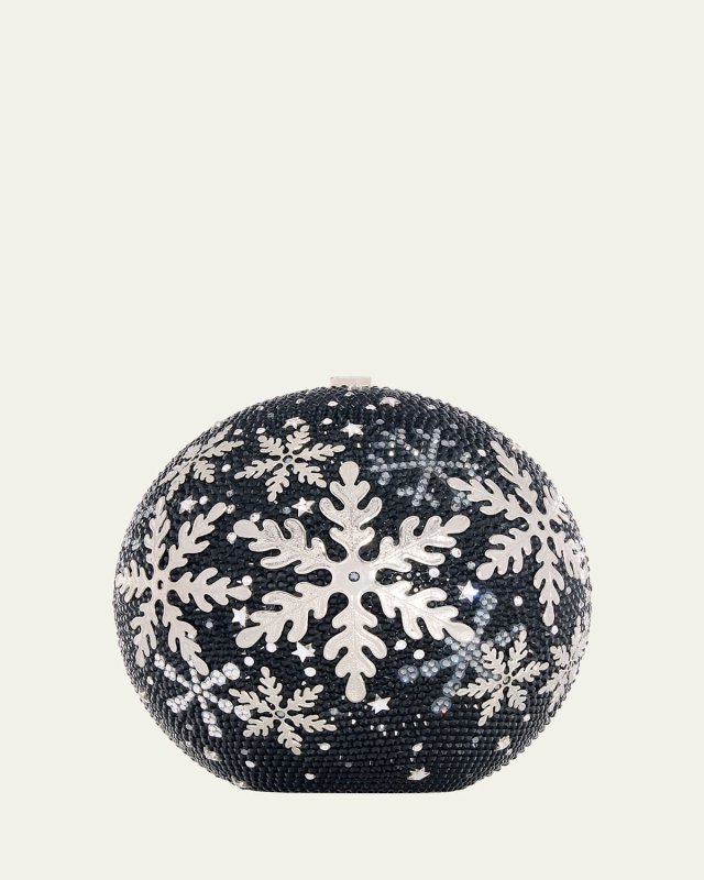 Snowy Night Sphere Clutch Bag
